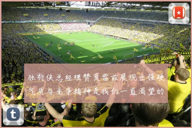 独行侠总经理赞莫雷兹展现出强硬气质与竞争精神是我们一直渴望的特质